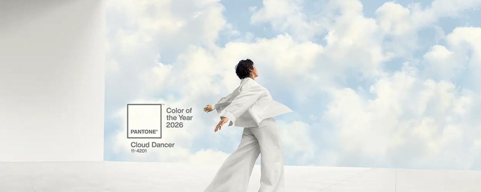 La couleur de l’année 2026 révélée : Cloud Dancer - une nuance claire et intemporelle - Avenir Rénovations