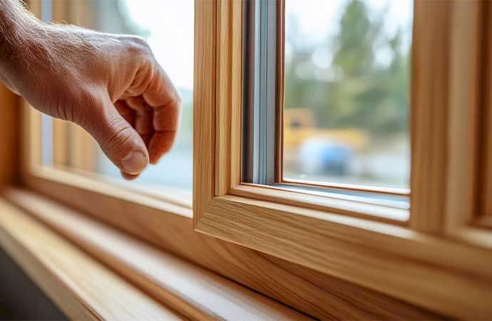 Étapes d’installation d’une fenêtre en bois en Suisse romande