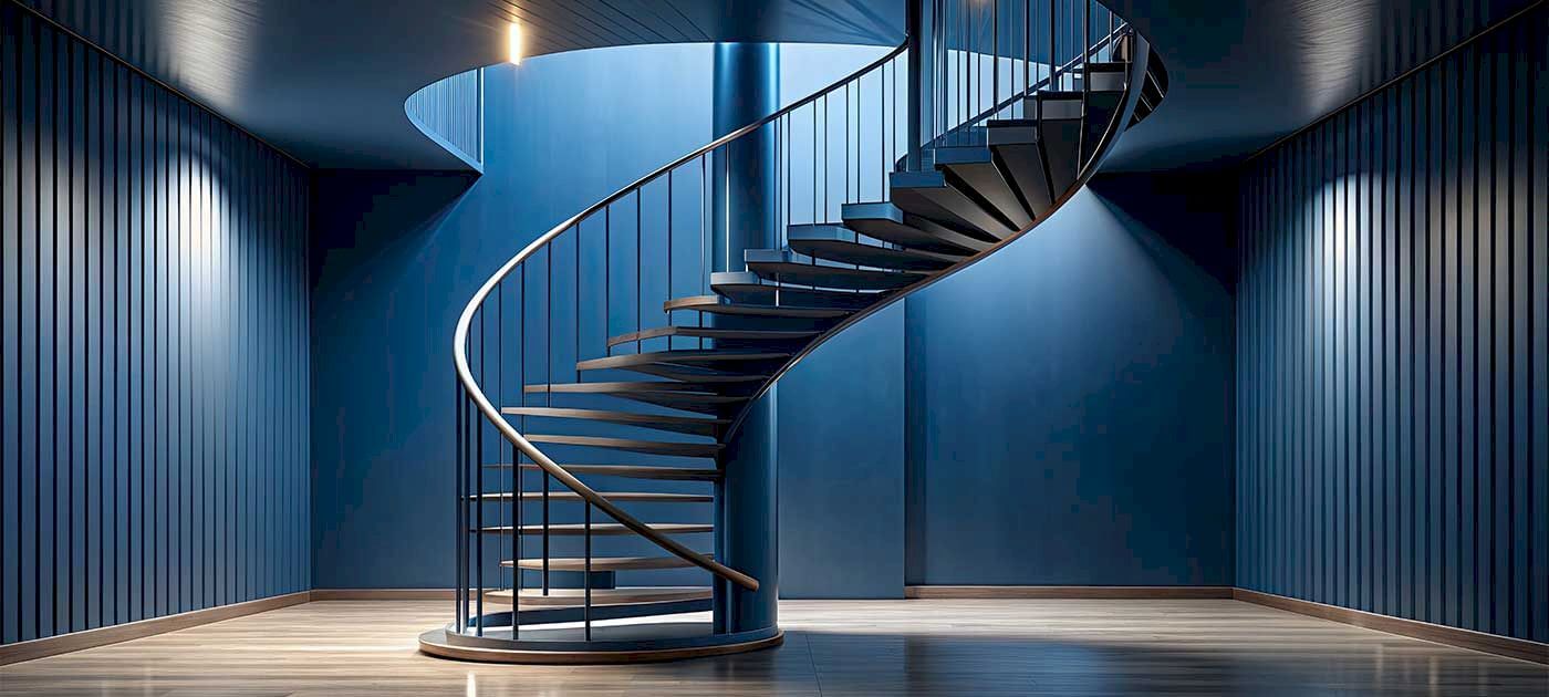 Escalier métallique