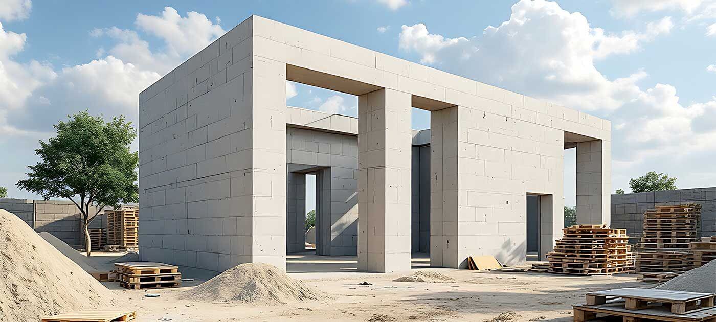 Maison en blocs de béton