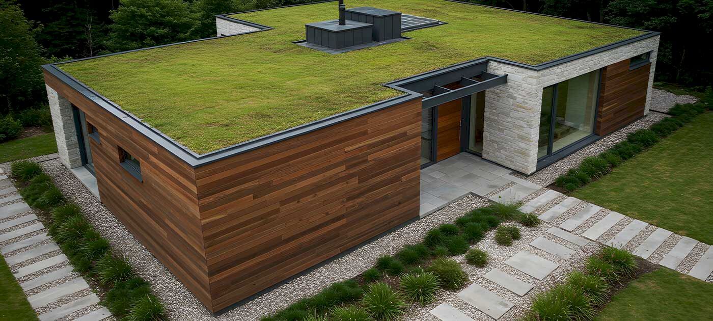 Maison toiture plate