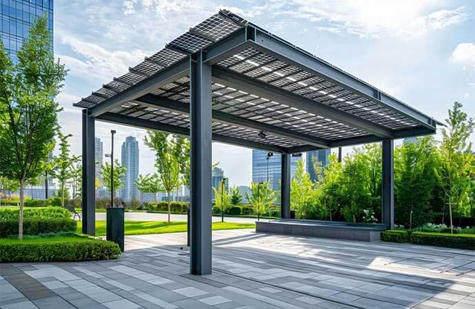 Étapes de pose d’une pergola solaire avec Avenir Rénovations
