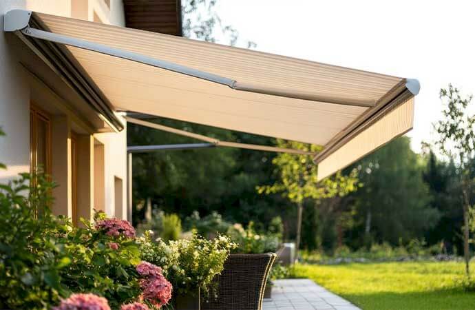 Étapes de pose d’un store banne sur mesure